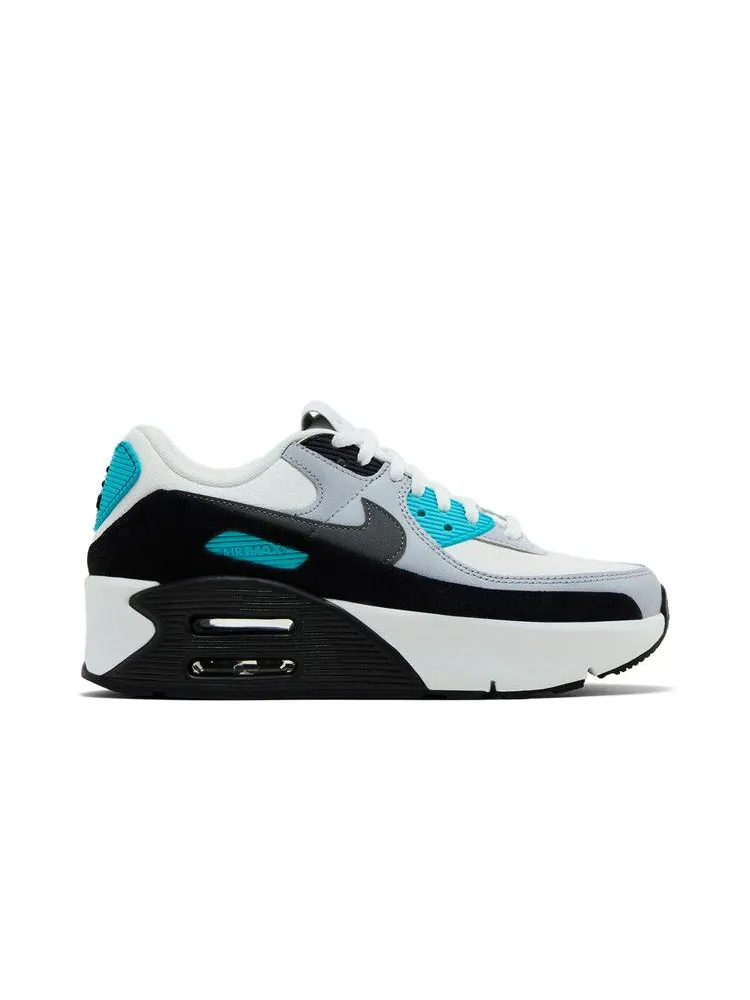 Кроссовки Nike Wmns Air Max 90 LV9 'Laser Blue' — изображение 2 из 9, белый/серый/черный/серый