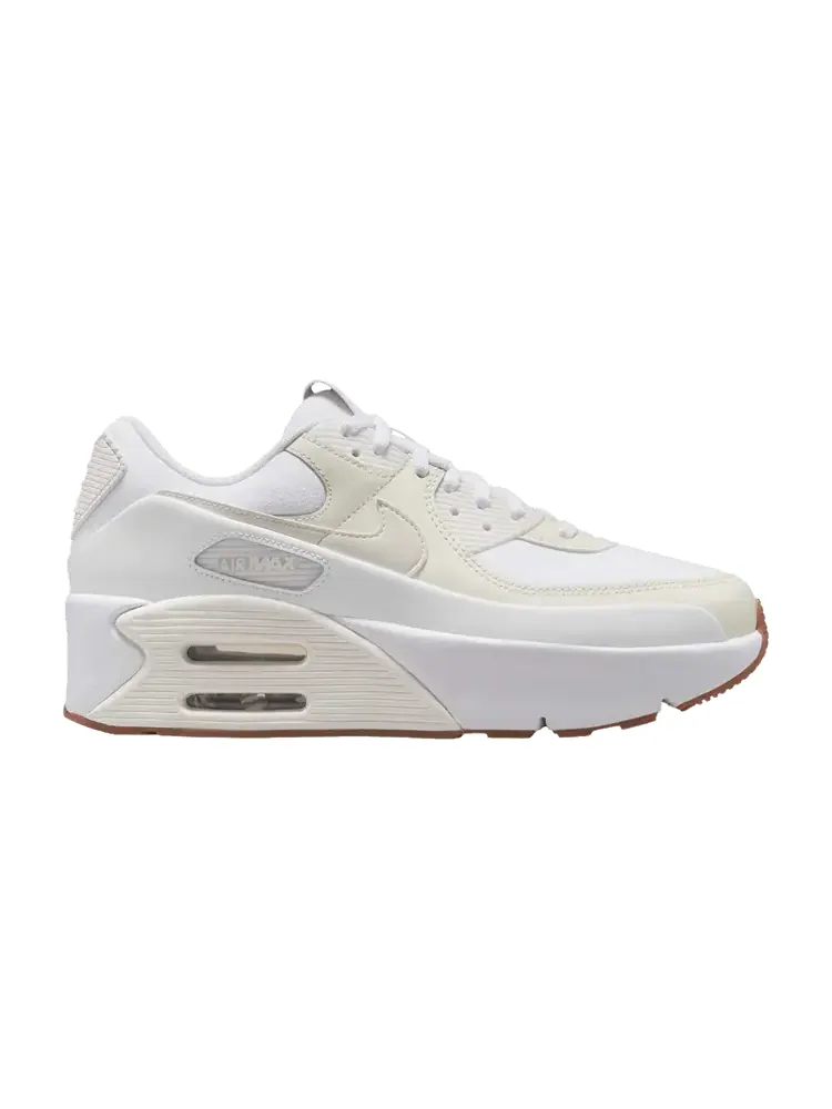 Кроссовки Nike Wmns Air Max 90 LV9 White Soft Pearl Gum — изображение 1 из 1, белый