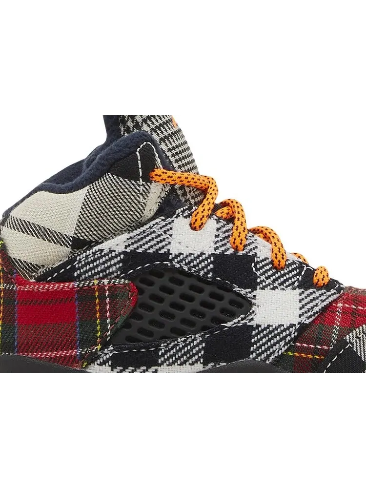 Кроссовки Air Jordan 5 Retro TD 'Plaid' — изображение 2 из 4, мульти