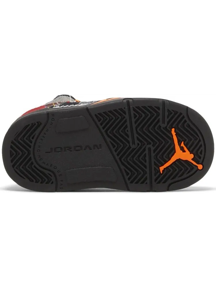 Кроссовки Air Jordan 5 Retro TD 'Plaid' — изображение 4 из 4, мульти