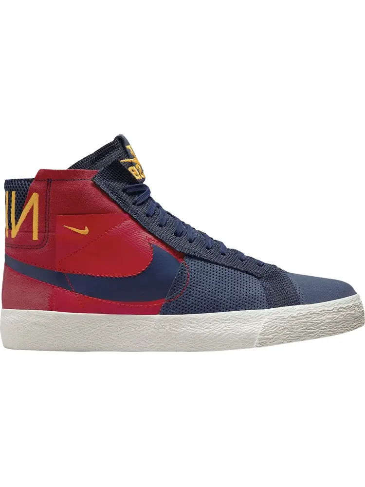 Кроссовки Zoom Blazer Mid Premium SB 'Deconstructed - Barcelona' — изображение 1 из 1, красный