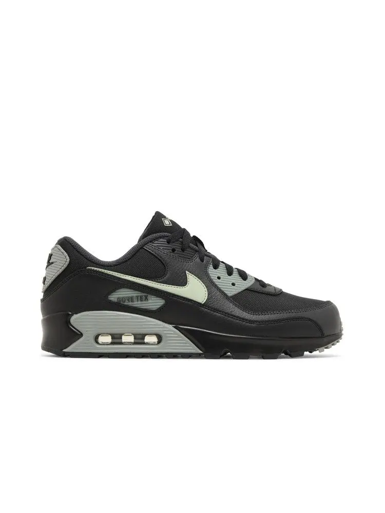 Кроссовки Nike Air Max 90 GORE-TEX 'Black Honeydew' — изображение 2 из 9, черный///зеленый