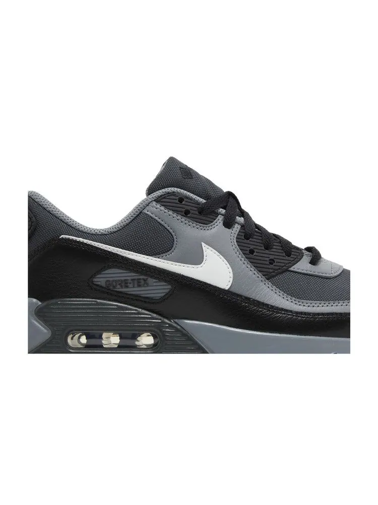 Кроссовки Nike Air Max 90 GORE-TEX 'Dark Smoke Grey' — изображение 3 из 9, темный серый/белый