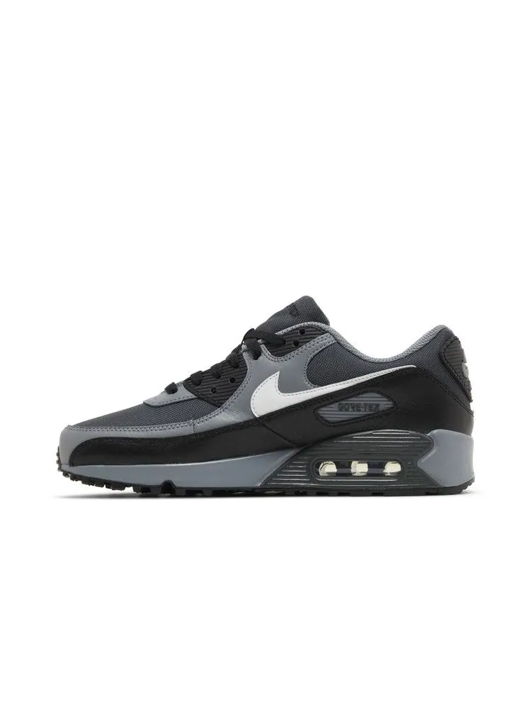Кроссовки Nike Air Max 90 GORE-TEX 'Dark Smoke Grey' — изображение 4 из 9, темный серый/белый