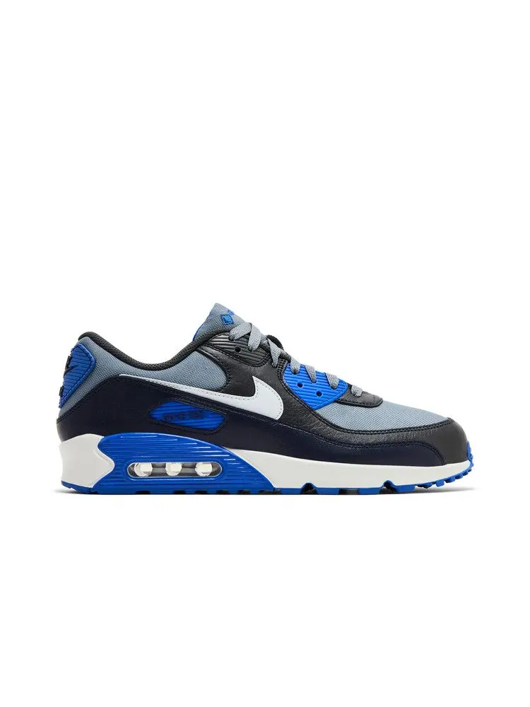 Кроссовки Nike Air Max 90 GORE-TEX 'Racer Blue' — изображение 2 из 9, серый///платиновый/синий