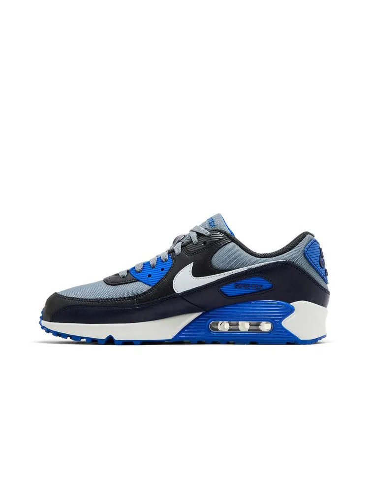 Кроссовки Nike Air Max 90 GORE-TEX 'Racer Blue' — изображение 4 из 9, серый///платиновый/синий