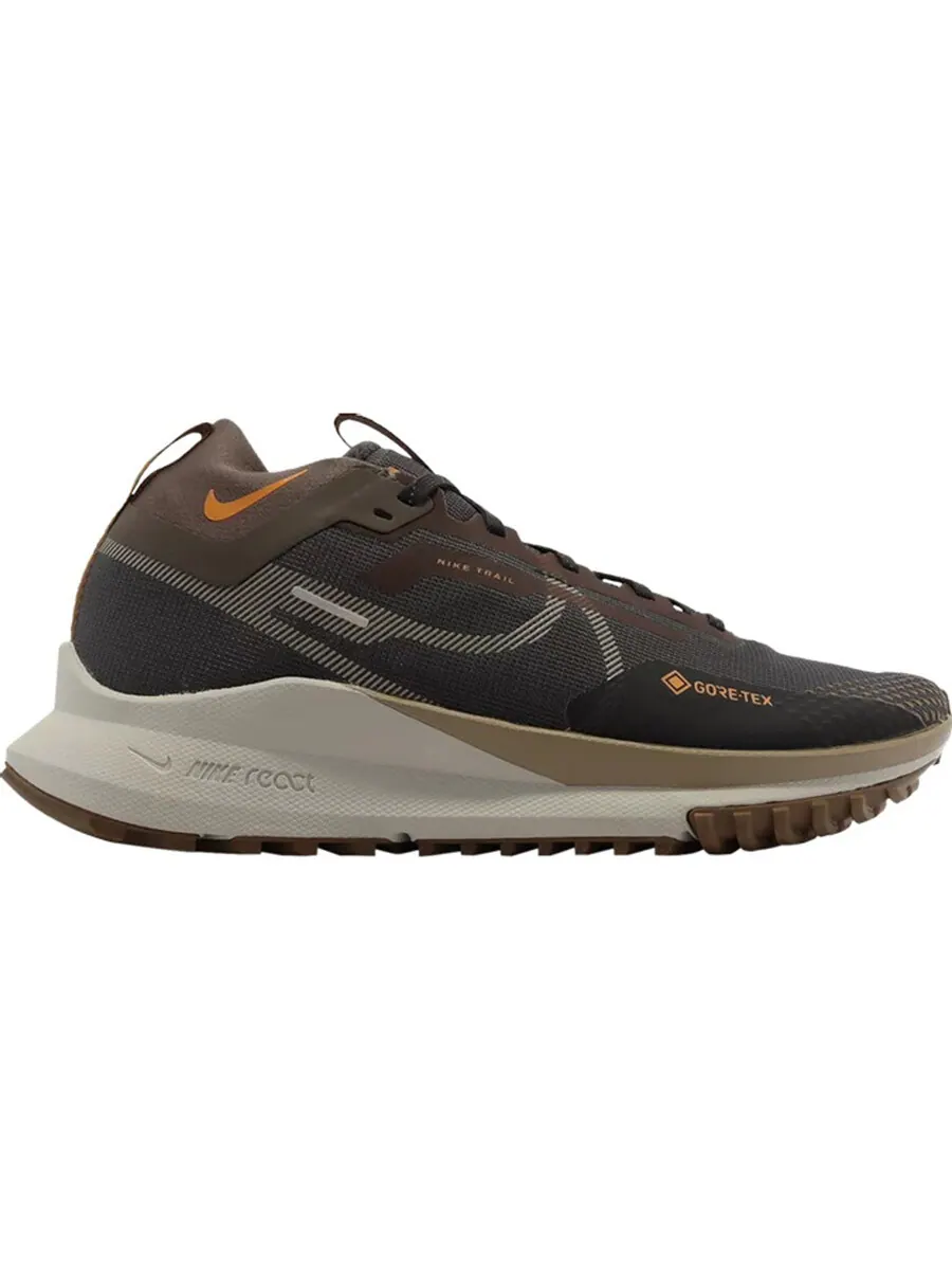 Кроссовки Nike React Pegasus Trail 4 Gore-Tex 'Anthracite Ale Brown' — изображение 1 из 1, черный/серый/мультиколор