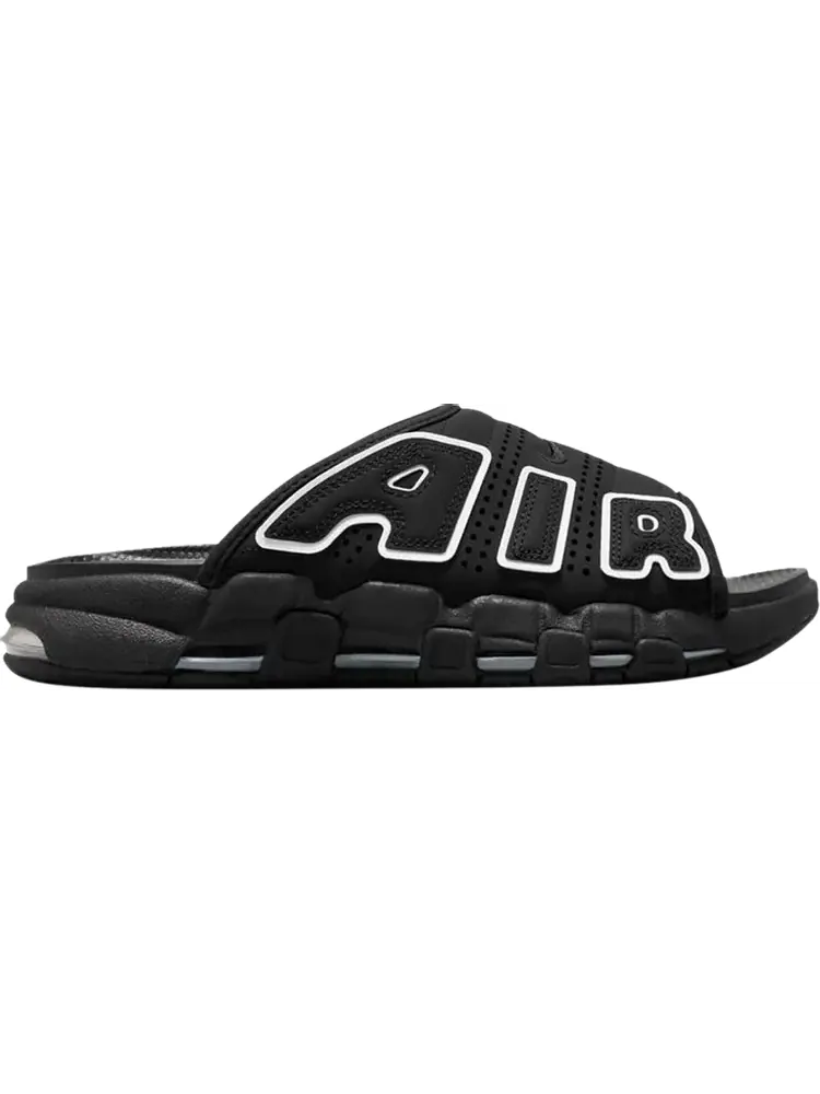 Кроссовки Wmns Air More Uptempo Slide 'Black White' — изображение 1 из 1, черный