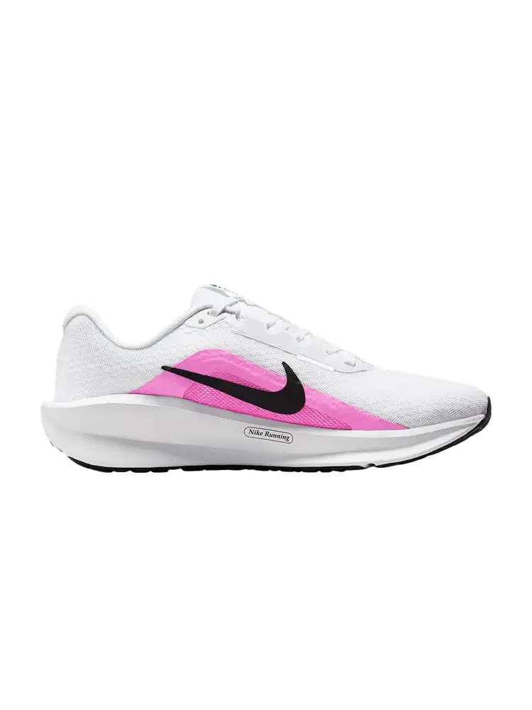 Кроссовки Nike Wmns Downshifter 13 'White Black Pink Spell' — изображение 1 из 1, белый