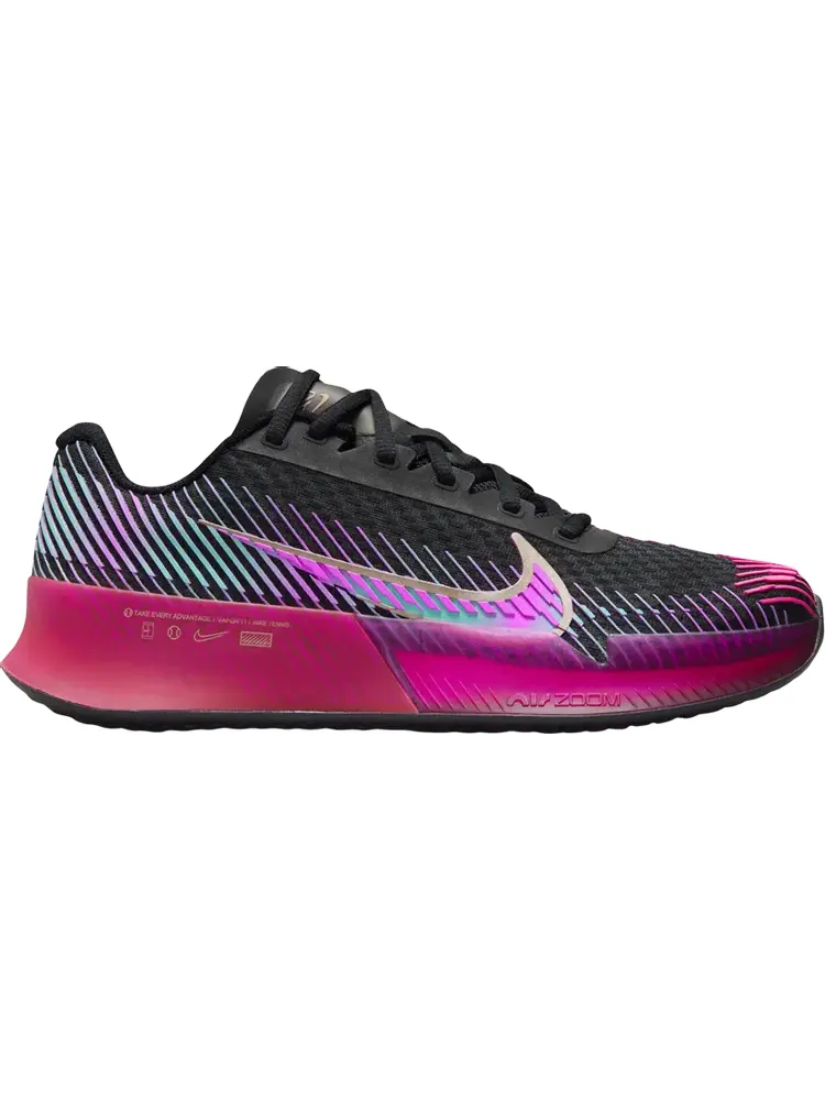 Кроссовки Wmns NikeCourt Air Zoom Vapor 11 Premium HC 'Black Fireberry' — изображение 1 из 1, черный