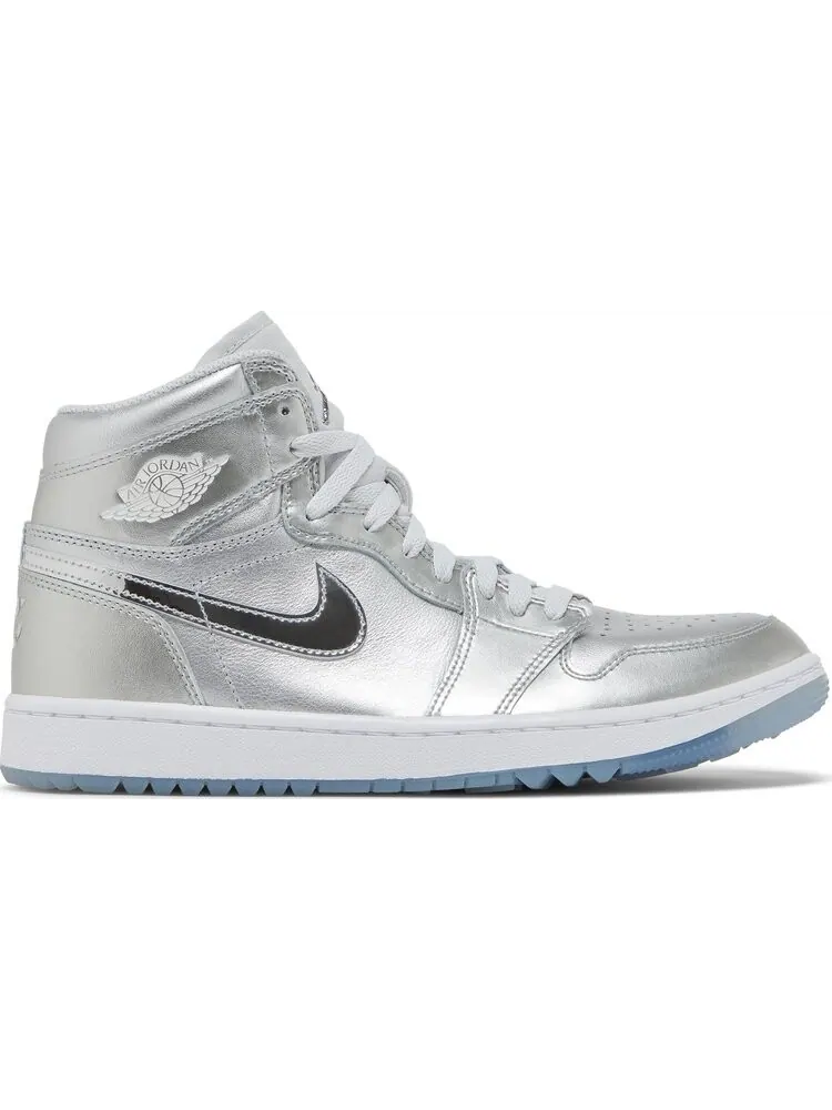 Кроссовки Air Jordan 1 High Golf 'Gift Giving Pack' — изображение 1 из 4, серебряный