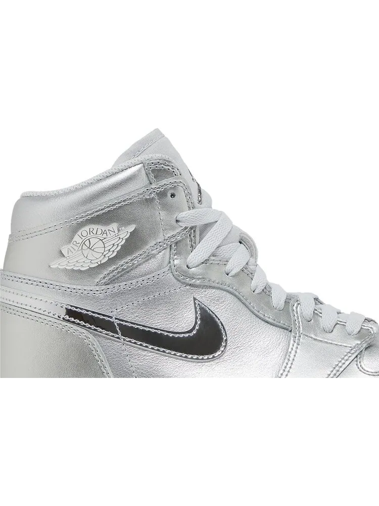 Кроссовки Air Jordan 1 High Golf 'Gift Giving Pack' — изображение 2 из 4, серебряный