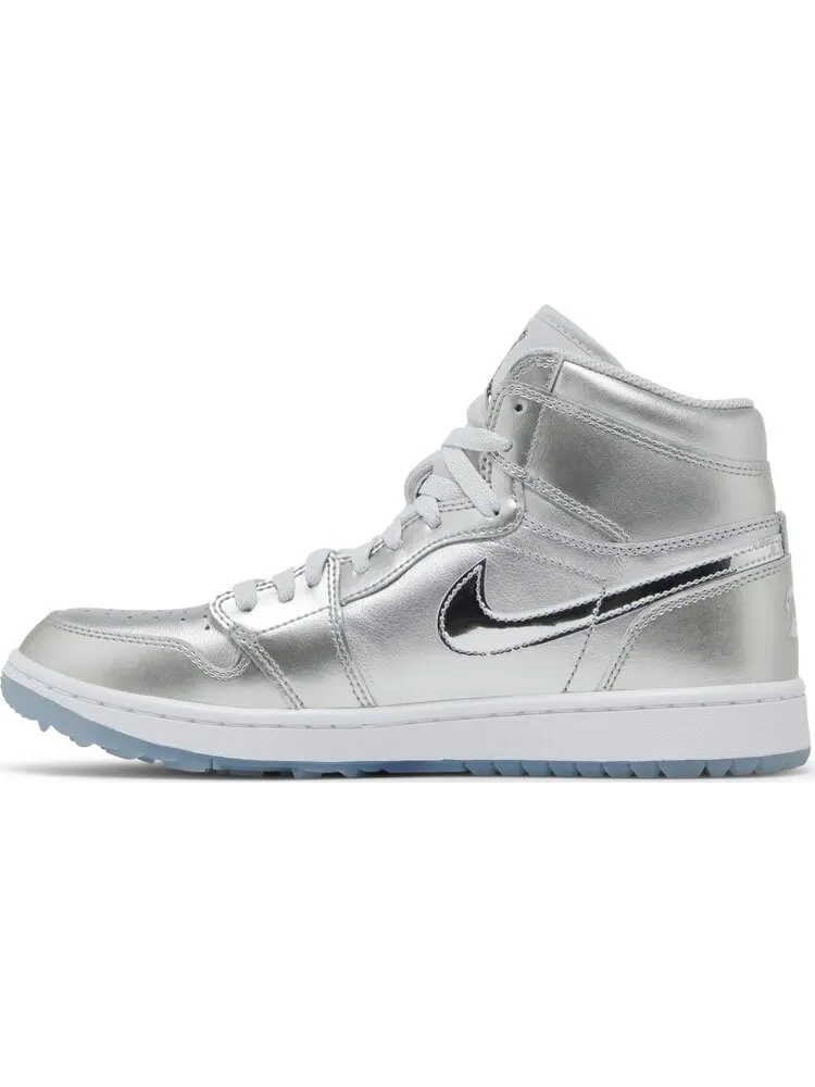 Кроссовки Air Jordan 1 High Golf 'Gift Giving Pack' — изображение 3 из 4, серебряный