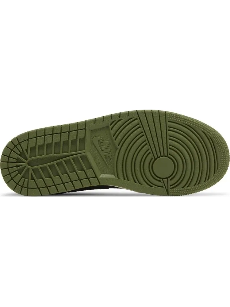Кроссовки Air Jordan 1 Mid SE Craft 'Anthracite Light Olive' — изображение 4 из 4, черный
