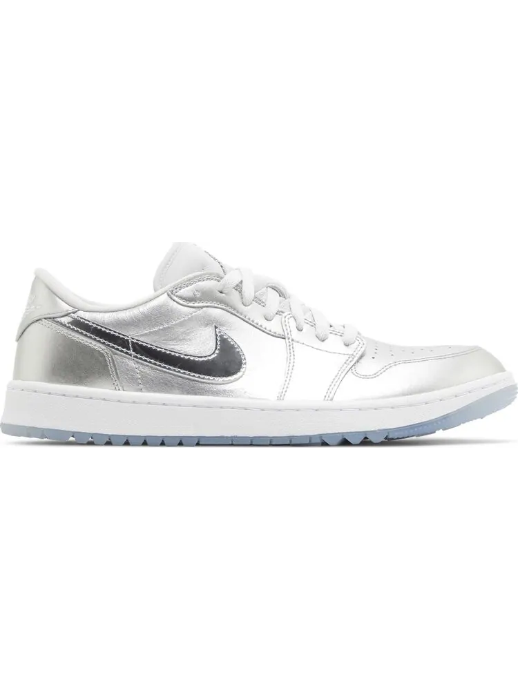 Кроссовки Air Jordan 1 Low Golf 'Gift Giving Pack' — изображение 1 из 4, серебряный