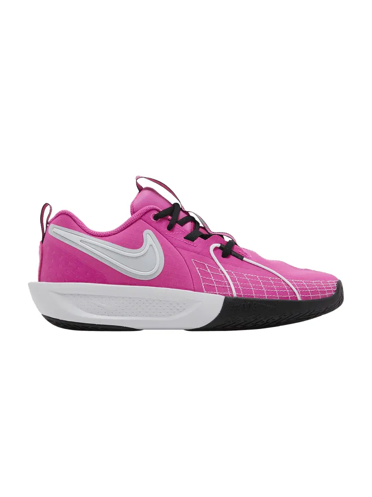 Кроссовки Nike GT Cut 3 GS 'Laser Fuchsia' — изображение 1 из 9, черный/белый