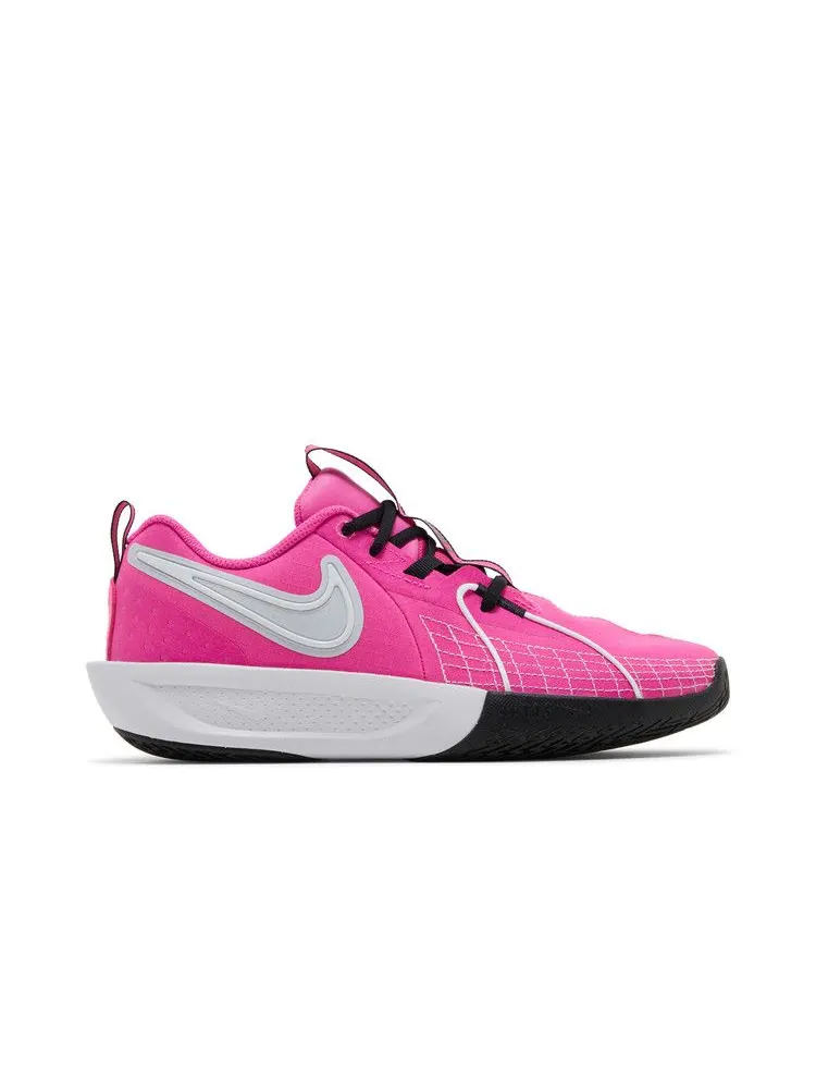 Кроссовки Nike GT Cut 3 GS 'Laser Fuchsia' — изображение 2 из 9, черный/белый