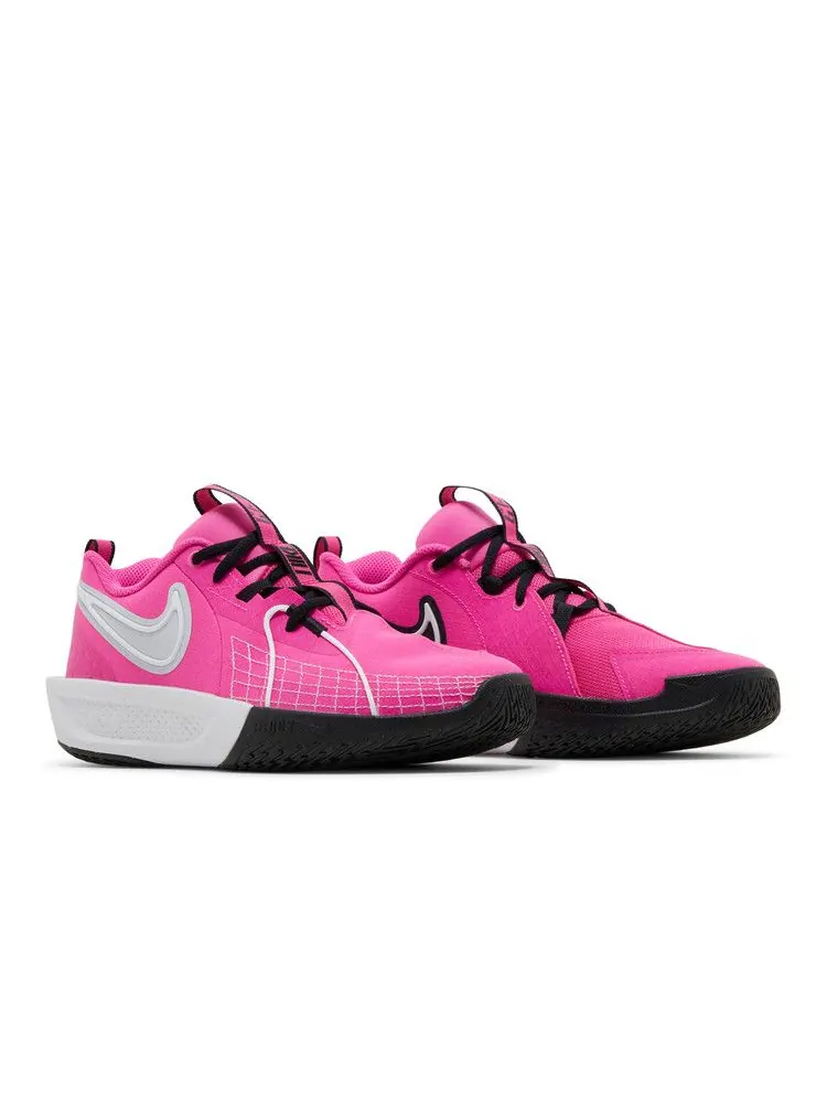 Кроссовки Nike GT Cut 3 GS 'Laser Fuchsia' — изображение 9 из 9, черный/белый