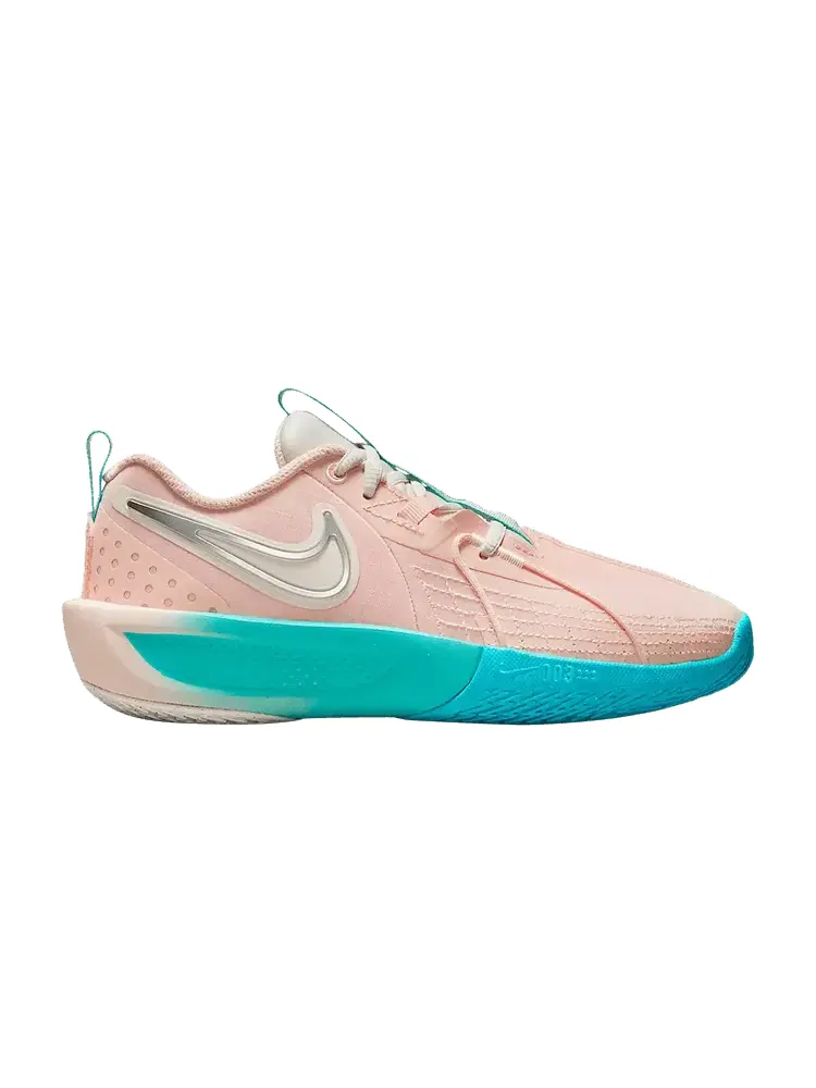 Кроссовки Nike GT Cut 3 GS 'Washed Coral Dusty Cactus' — изображение 1 из 1, металлик серебристый