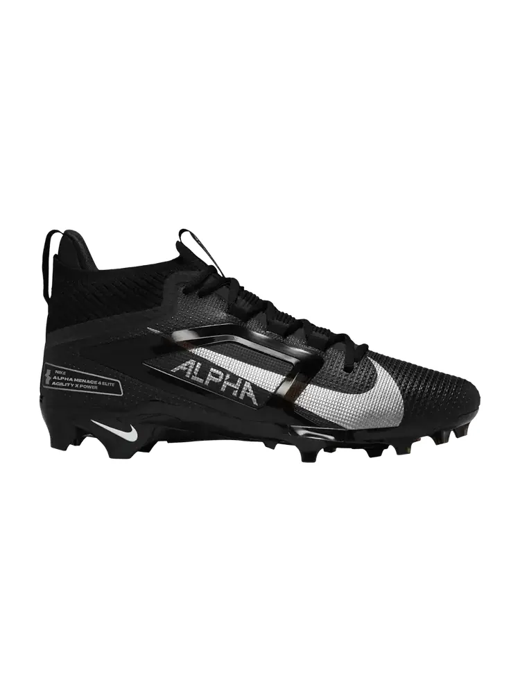 Кроссовки Alpha Menace 4 Elite 'Black Metallic Silver' — изображение 1 из 1