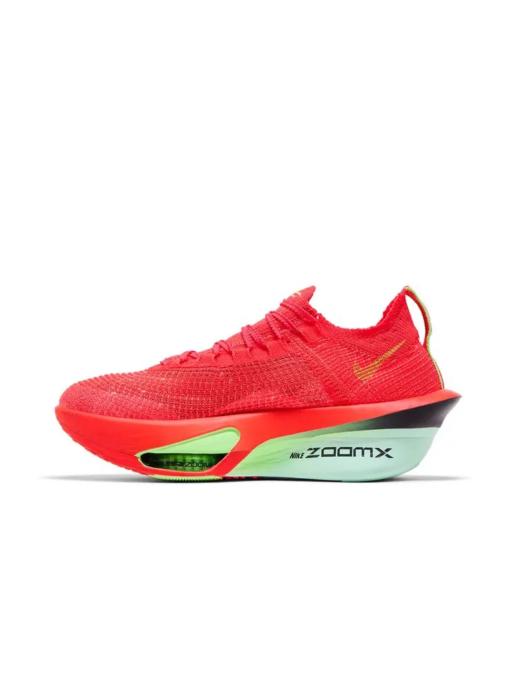 Кроссовки Nike Air Zoom Alphafly NEXT% 3 'Bright Crimson Lime Blast' — изображение 3 из 8, зеленый