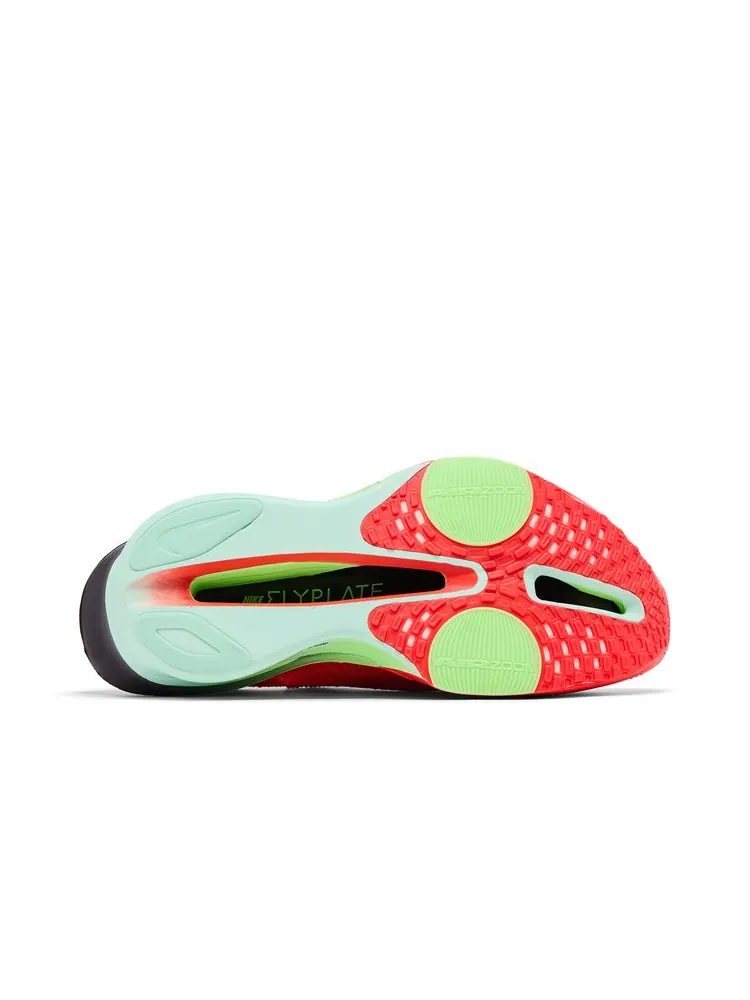 Кроссовки Nike Air Zoom Alphafly NEXT% 3 'Bright Crimson Lime Blast' — изображение 4 из 8, зеленый