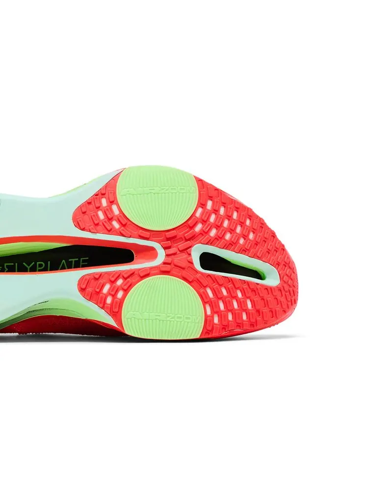 Кроссовки Nike Air Zoom Alphafly NEXT% 3 'Bright Crimson Lime Blast' — изображение 5 из 8, зеленый