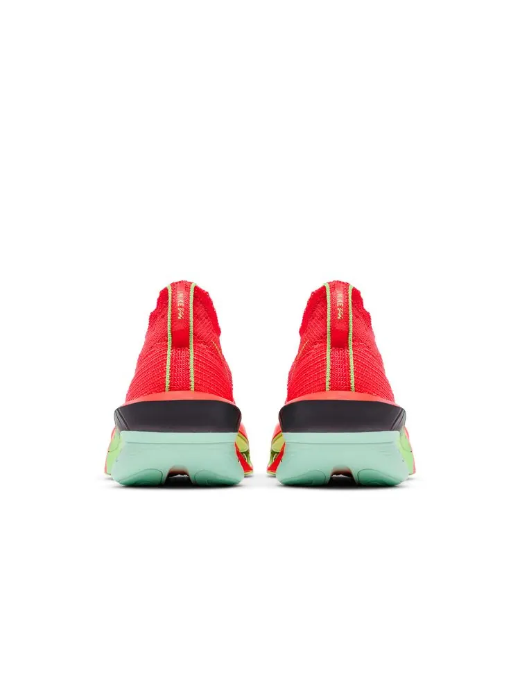Кроссовки Nike Air Zoom Alphafly NEXT% 3 'Bright Crimson Lime Blast' — изображение 6 из 8, зеленый