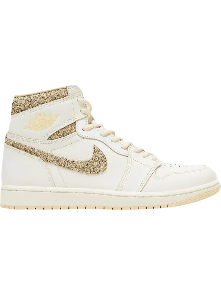 Кроссовки Air Jordan 1 Retro High OG Craft - Vibrations of Naija — изображение 1 из 1, белый