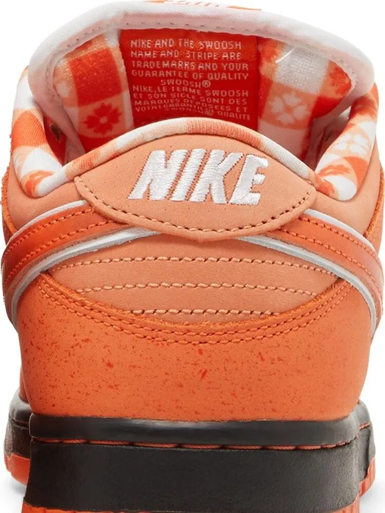 Кроссовки Nike Concepts x Dunk Low SB 'Orange Lobster' — изображение 7 из 10, оранжевый