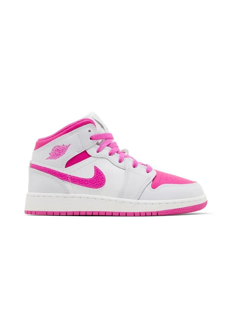 Кроссовки Air Jordan 1 Mid GS — изображение 1 из 4, розовый