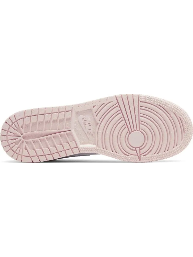 Кроссовки Air Jordan 1 Mid GS 'Pink Wash' — изображение 4 из 4, розовый