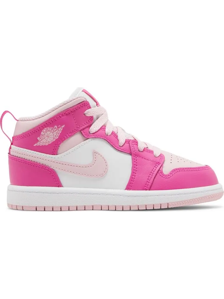 Кроссовки Air Jordan 1 Mid PS 'Fierce Pink' — изображение 1 из 4, розовый