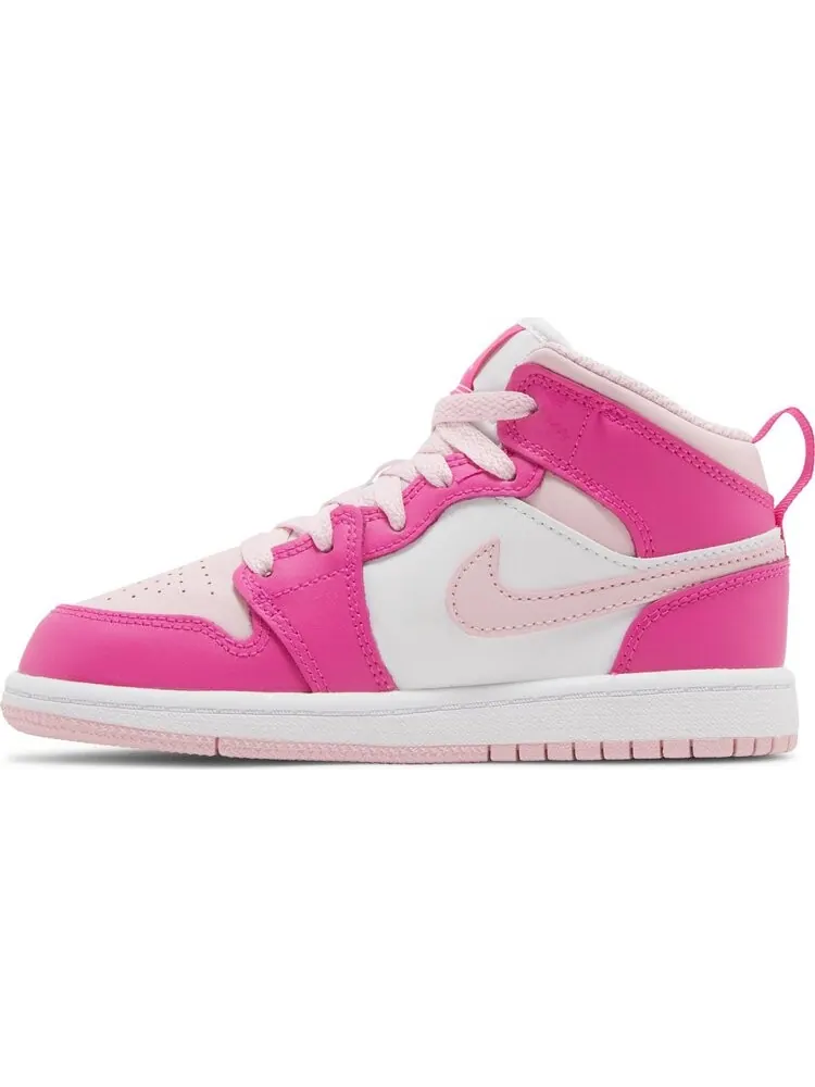 Кроссовки Air Jordan 1 Mid PS 'Fierce Pink' — изображение 3 из 4, розовый