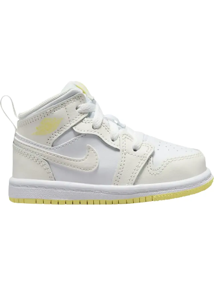 Кроссовки Air Jordan 1 Mid TD 'Sail Light Laser Orange' — изображение 1 из 1, бежевый