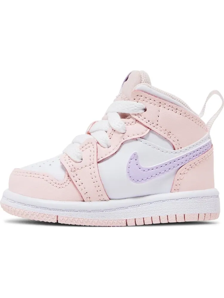 Кроссовки Air Jordan 1 Mid TD 'Pink Wash' — изображение 3 из 4, розовый