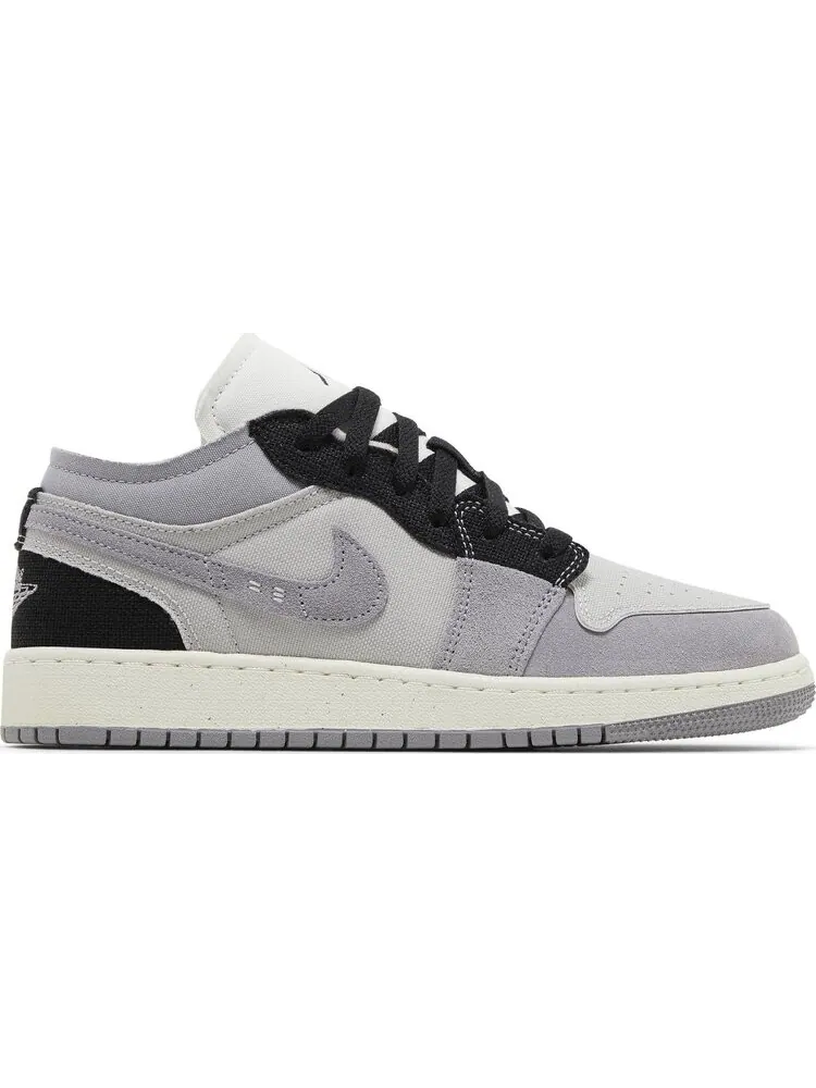 Кроссовки Air Jordan 1 Low SE Craft GS 'Inside Out - Cement Grey' — изображение 1 из 4, серый