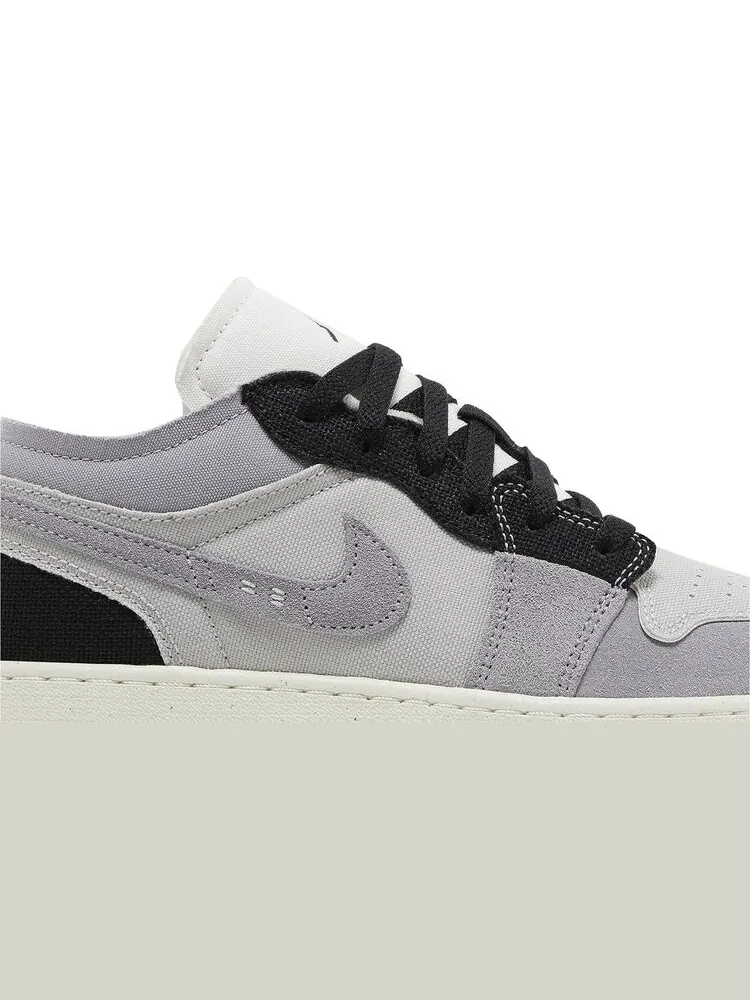 Кроссовки Air Jordan 1 Low SE Craft GS 'Inside Out - Cement Grey' — изображение 2 из 4, серый
