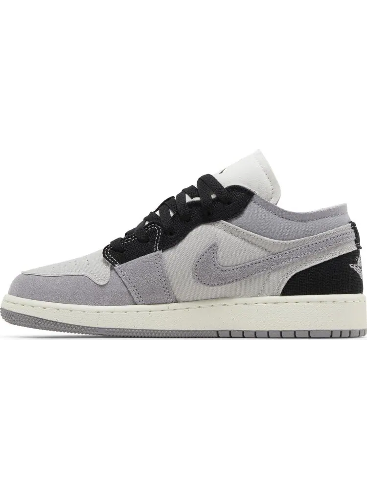Кроссовки Air Jordan 1 Low SE Craft GS 'Inside Out - Cement Grey' — изображение 3 из 4, серый
