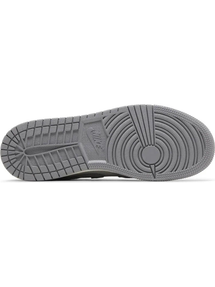 Кроссовки Air Jordan 1 Low SE Craft GS 'Inside Out - Cement Grey' — изображение 4 из 4, серый