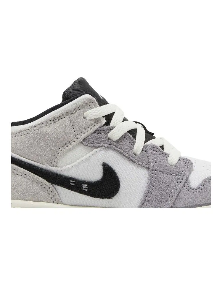 Кроссовки Air Jordan Air Jordan 1 Mid SE Craft TD 'Inside Out - Cement Grey' — изображение 3 из 9, серый/черный/белый/серый