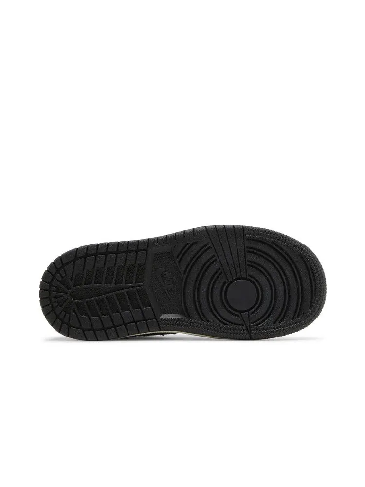 Кроссовки Air Jordan Air Jordan 1 Mid SE Craft TD 'Inside Out - Cement Grey' — изображение 5 из 9, серый/черный/белый/серый