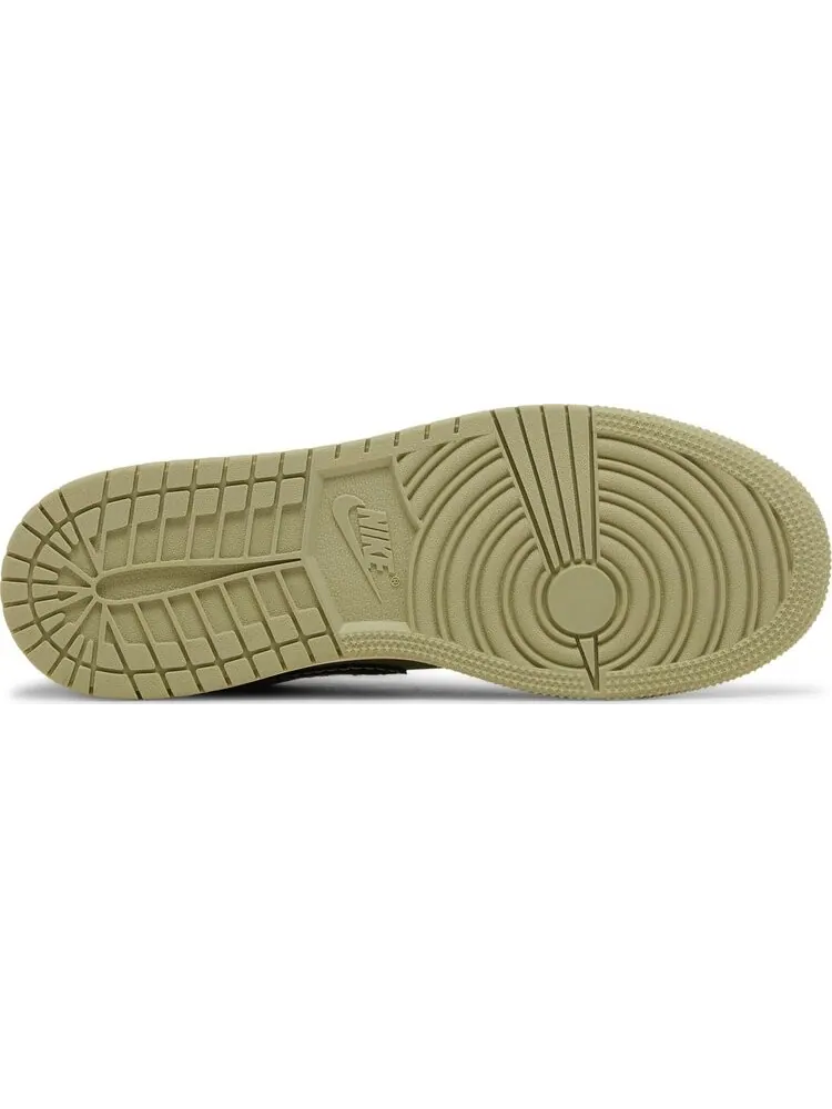 Кроссовки Air Jordan 1 Low SE Craft GS 'Sky J Light Olive' — изображение 4 из 4, зеленый