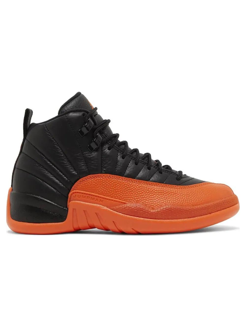 Кроссовки Nike Wmns Air Jordan 12 Retro Brilliant Orange — изображение 1 из 8, черный/оранжевый