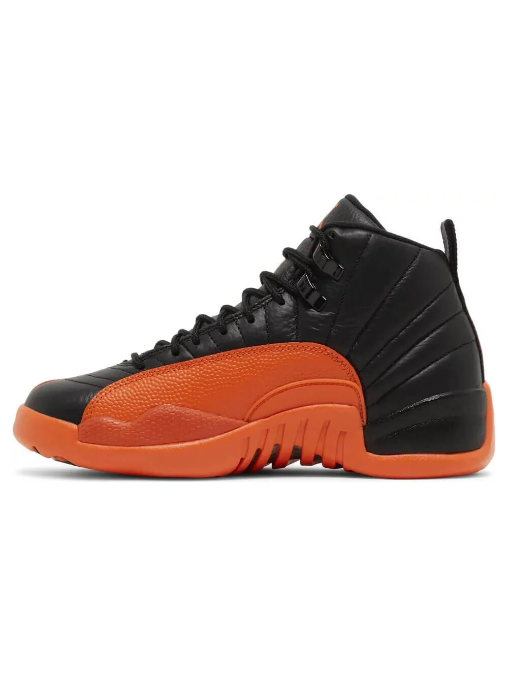 Кроссовки Nike Wmns Air Jordan 12 Retro Brilliant Orange — изображение 2 из 8, черный/оранжевый