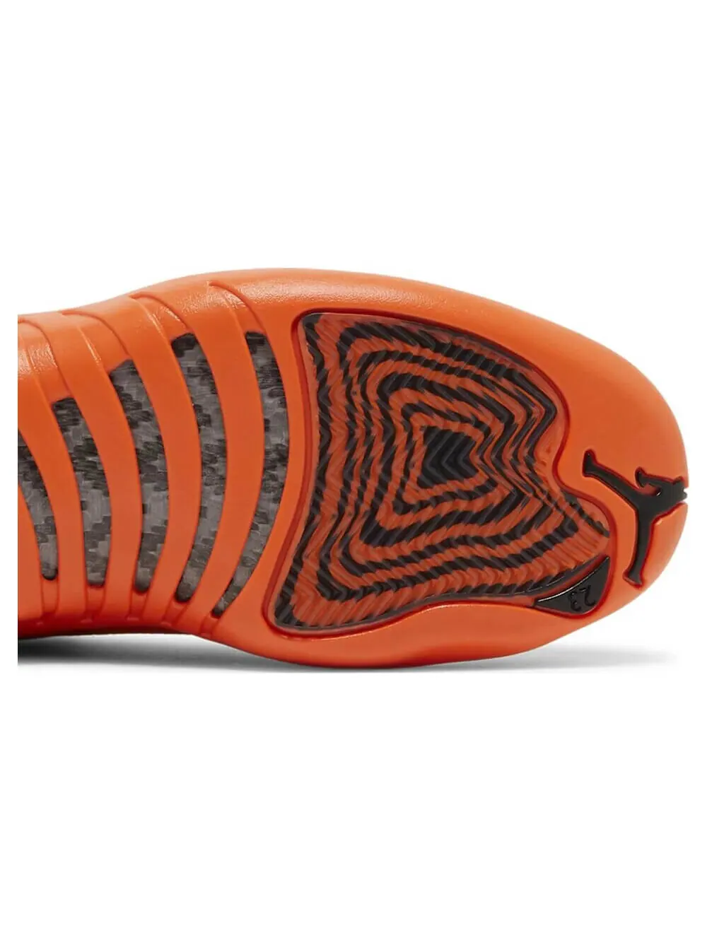 Кроссовки Nike Wmns Air Jordan 12 Retro Brilliant Orange — изображение 8 из 8, черный/оранжевый