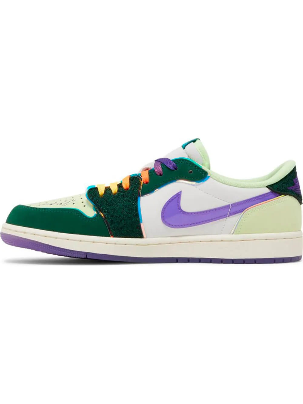 Кроссовки Air Jordan 1 Retro Low OG 'Doernbecher 2023' — изображение 2 из 4, зеленый