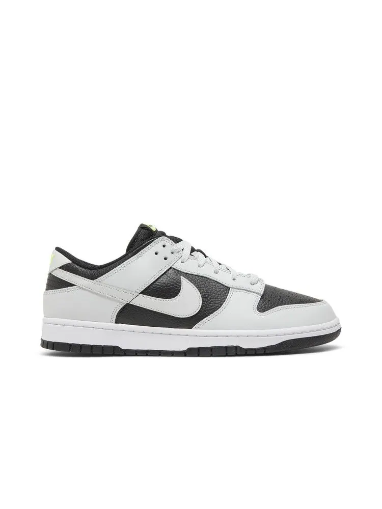 Кроссовки Nike Dunk Low 'Reverse Panda Neon' — изображение 2 из 9, черный//белый