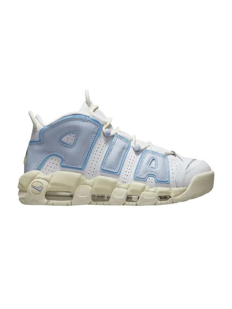 Кроссовки Nike Wmns Air More Uptempo 'White Ocean Bliss' — изображение 1 из 1, белый//синий