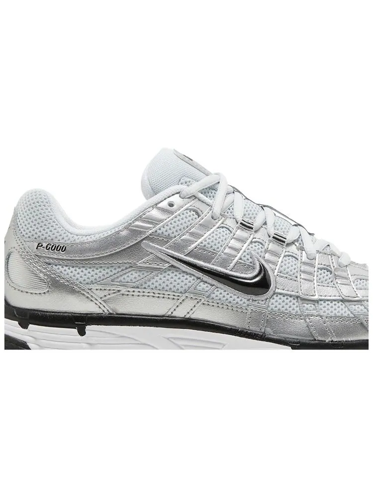 Кроссовки Nike Wmns P-6000 'Metallic Silver' — изображение 2 из 8, серебряный